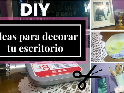 DIY | IDEAS PARA DECORAR TU ESCRITORIO | ALYSBOOK