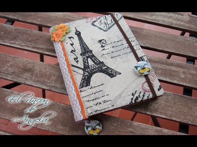 Como hacer un diario de viaje, junk journal, scrapbooking, diario vintage