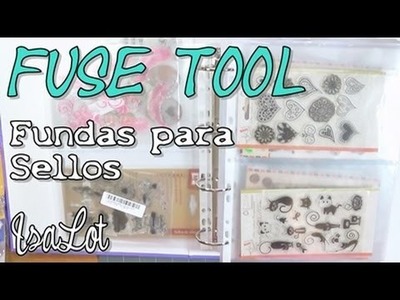 Cómo hacer fundas para archivar sellos, con la fuse tool | DIY