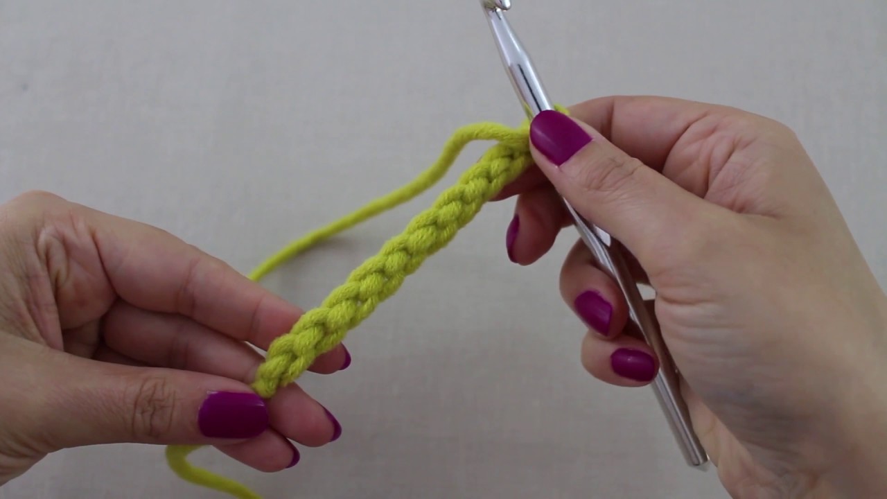 Mis Creaciones de Crochet - Técnica 02: Cadeneta Base, contar las cadenetas