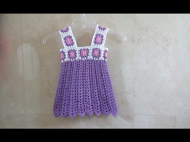 Batita para niña de 3 a 4 años crochet