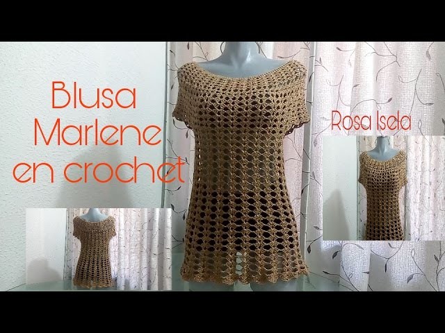 Blusa Marlene en Crochet