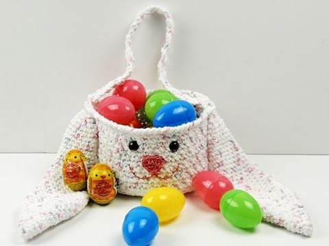 Crochet: Cesta de Conejo de Pascua