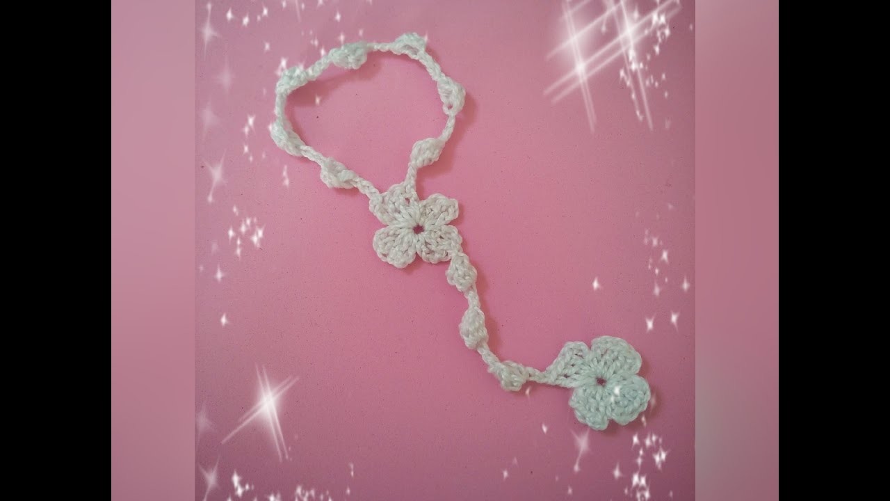 Rosario en crochet.