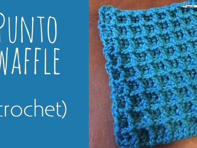 Tutorial: Cómo tejer el Punto Waffle (crochet)
