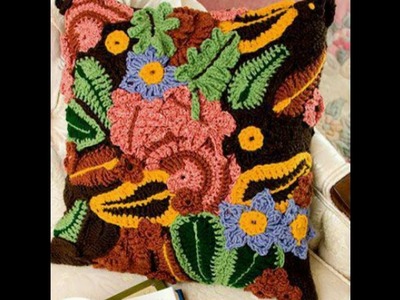 Cojin Tejido a Crochet almohadon Parte 2 de 2