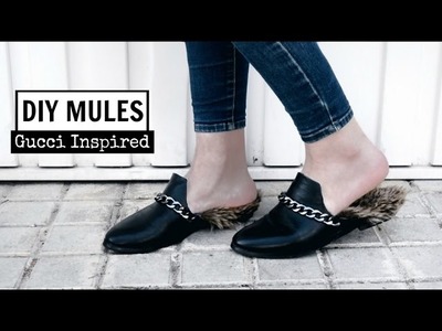DIY Mules - Gucci Inspiration | Monica Beneyto