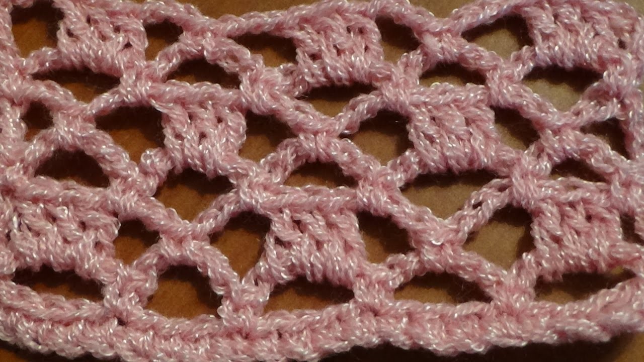 Puntada a crochet, muy fácil de realizar, se puede aplicar en diversos proyectos tejidos.