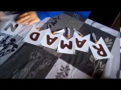 Ramadan flags and garlands diy