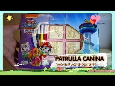 Manualidades con Patrulla Canina- Juguetines