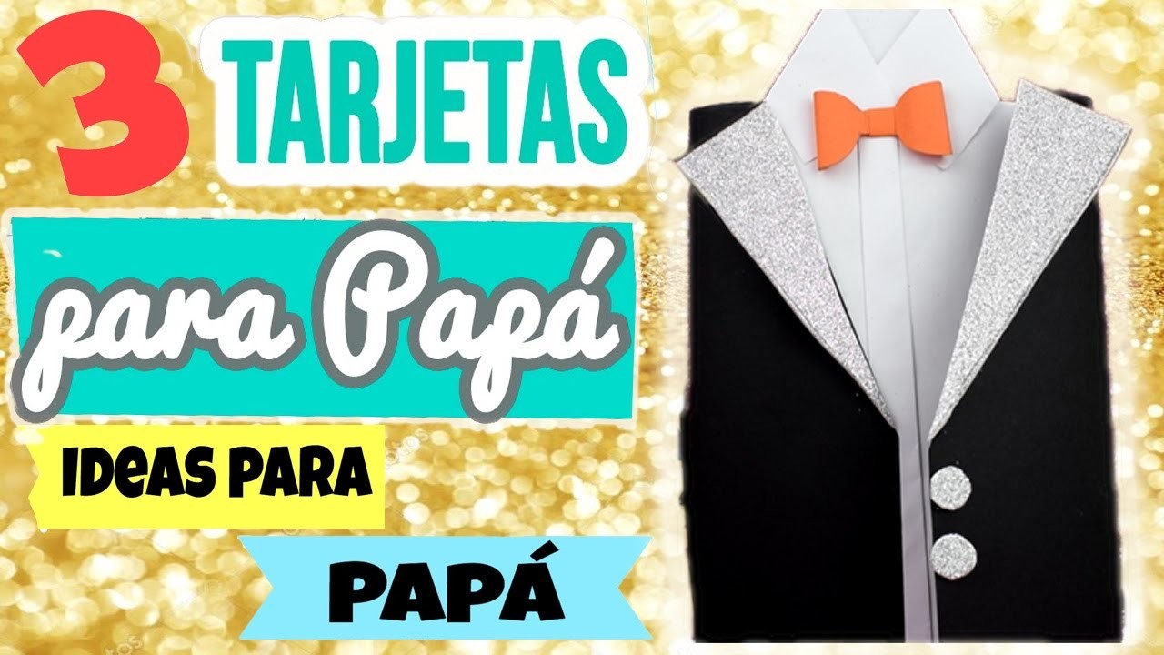 Tarjetas para el Día del Padre DIY- Manualidades para el dia del padre DIY- en español