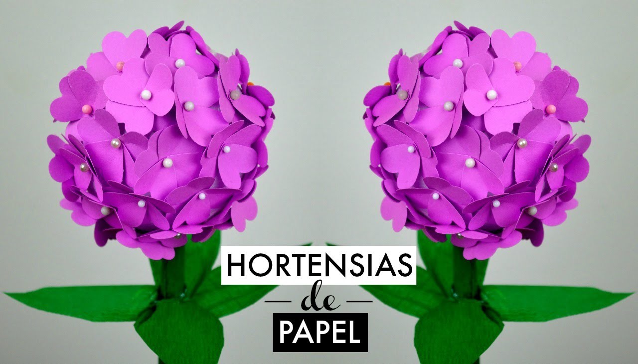 Hortensias de Papel | Espacio Creativo
