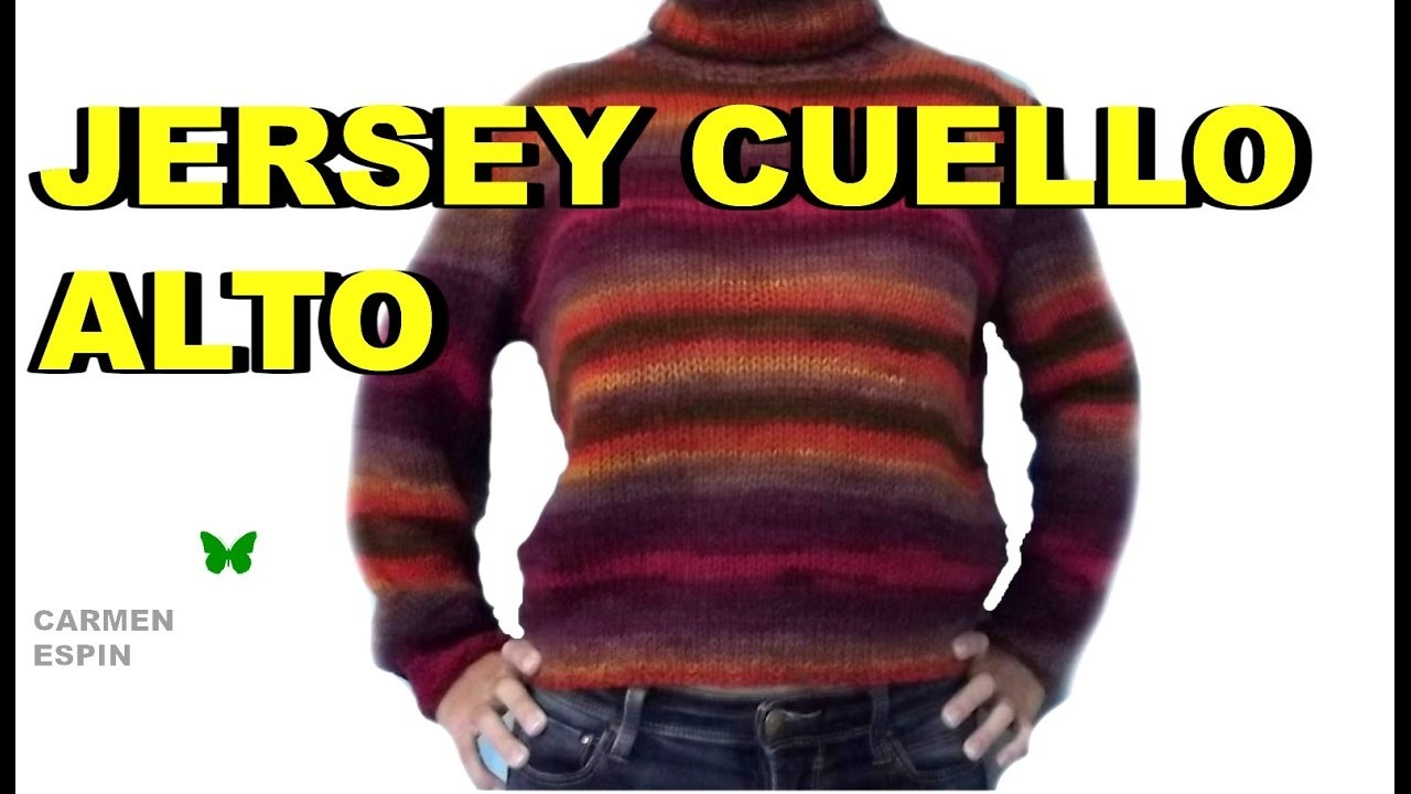 JERSEY CUELLO ALTO:DIY