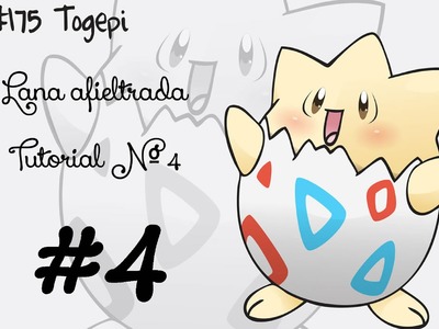 Pokemon Togepi 4.6 Tutorial Lana afieltrada - Needle Felted -