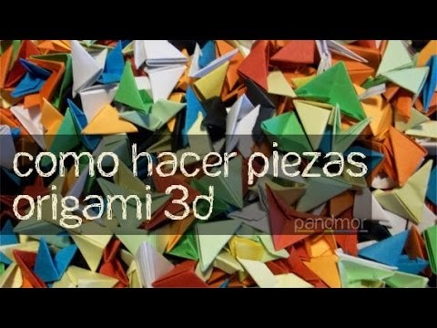 COMO DOBLAR PIEZAS DE ORIGAMI 3D SUPER RÁPIDO!
