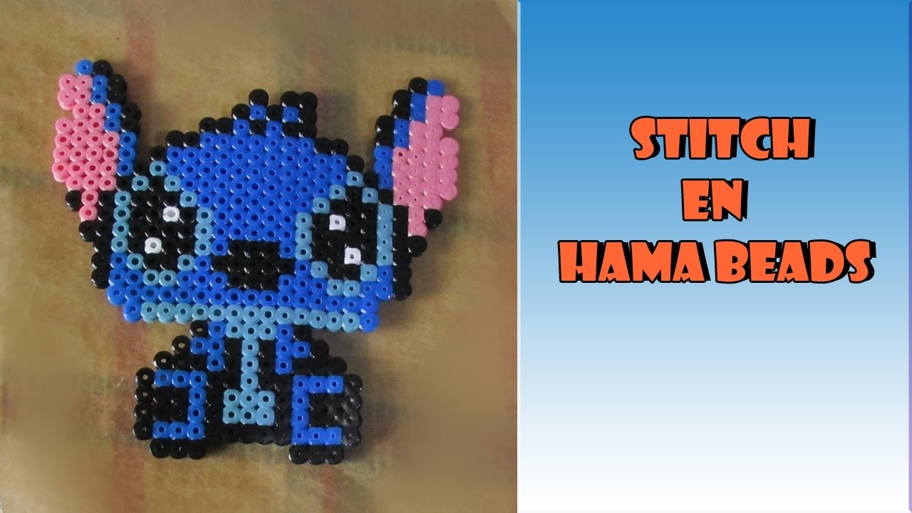 Como hacer a Stitch en hama beads