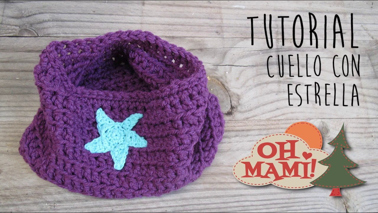Cuello Estrella para principiantes a Crochet (SUPERFÁCIL)