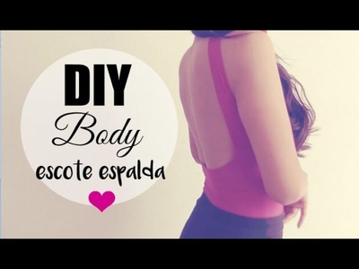 DIY BODY ESCOTE ESPALDA FÁCIL | Madeleyn ♡