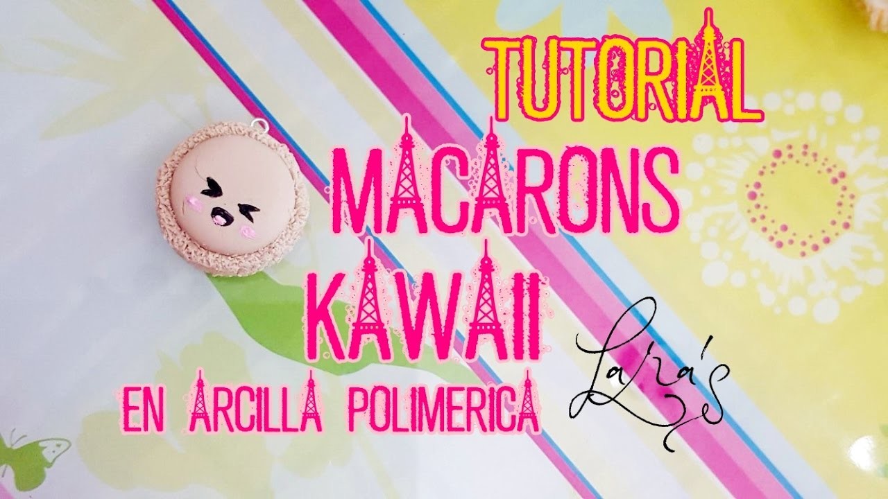 DIY Tutorial Macarons Kawaii en arcilla polimerica (fimo o premo) - Polymer Clay Macarons Kawaii