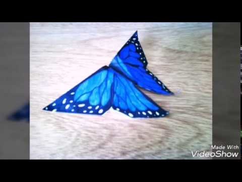 Origami - Como hacer una mariposa