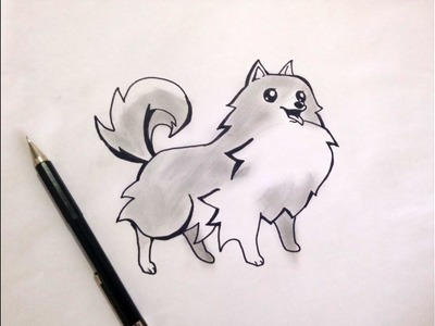 Como dibujar un perro  - how to draw dog