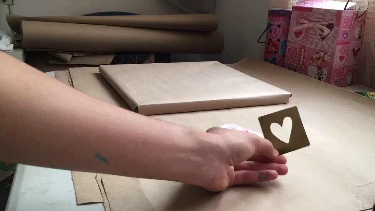 Cómo hacer un empaque de regalo con papel craft @byDianyTapias
