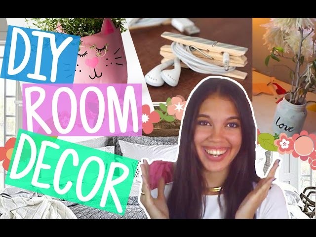 DIY BONITOS PARA TU HABITACIÓN ♡ Room decor | Estefany Rodríguez f. Mi prima!!!