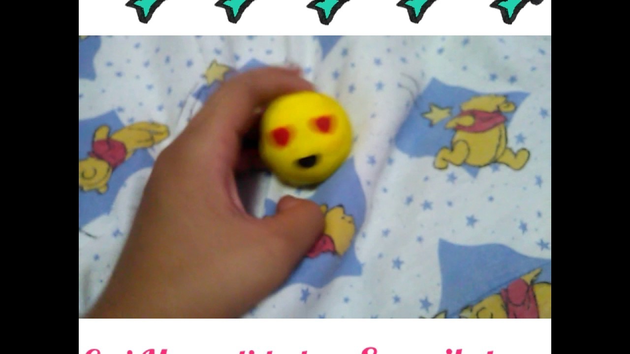 DIY como hacer una pelota antiestres kawaii