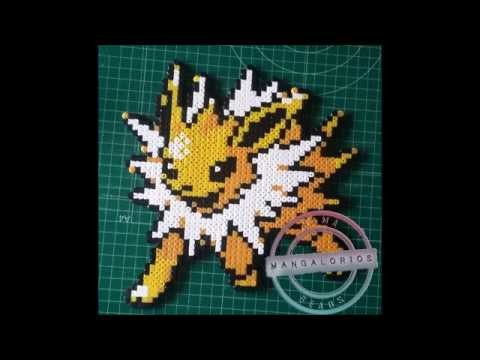 Jolteon hama beads midi HD