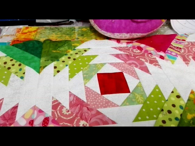 La gallina cose cose.Tutorial piña de patchwork