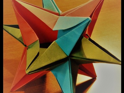 Origami - Estrella de 12 puntas (Omega star)