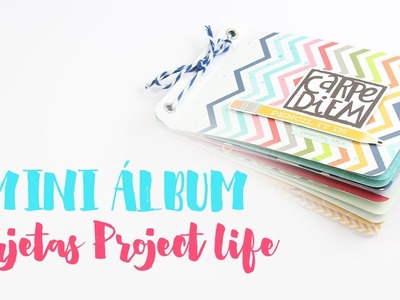 TUTORIAL SCRAPBOOKING - Mini álbum con tarjetas de Project Life