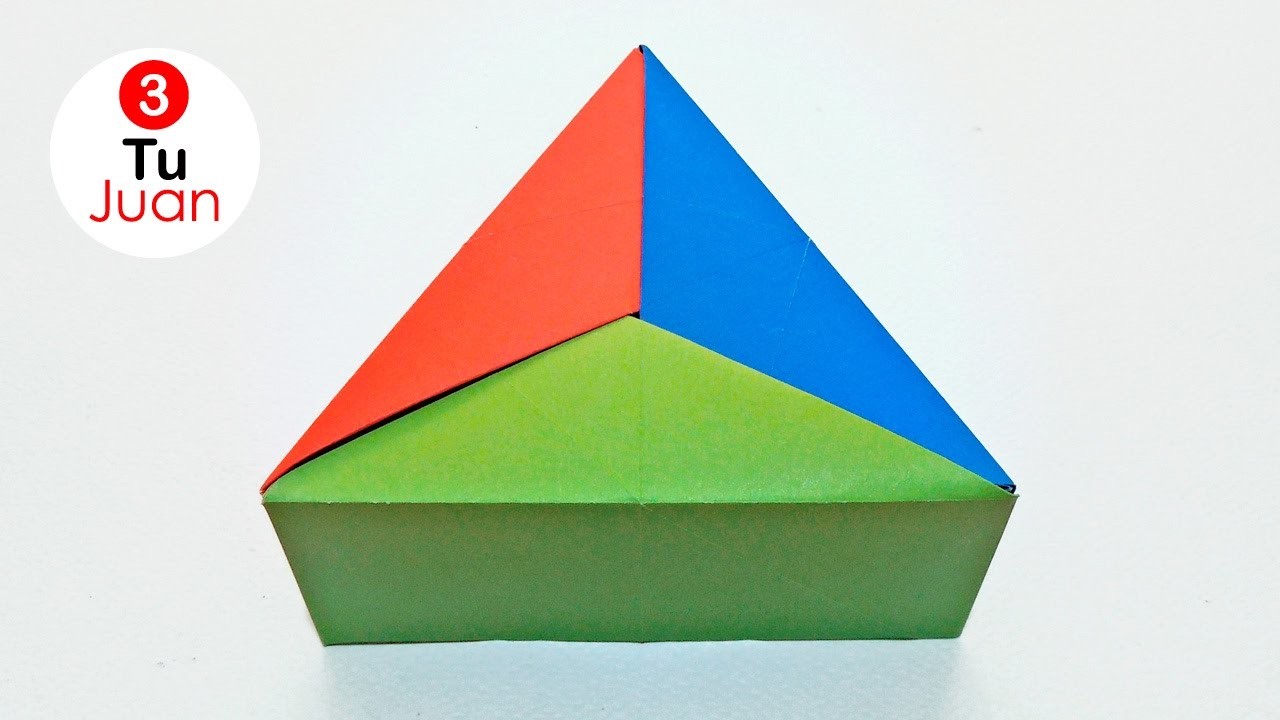 Cajas de Papel Triangulares - Origami Modular | JuanTu3