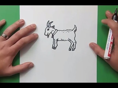 Como dibujar una cabra paso a paso 3 | How to draw a goat 3
