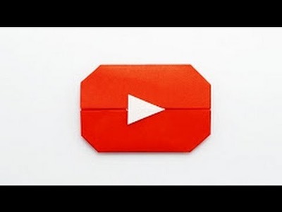 Como hacer el Boton de Youtube  PASO A PASO  origami