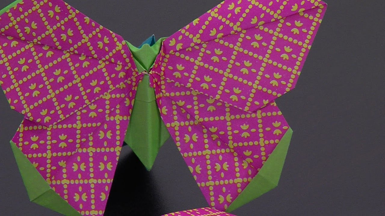 Como Hacer Mariposa de Colores en Origami - HogarTv por Juan Gonzalo Angel
