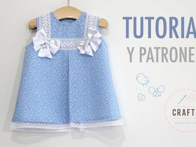 DIY Costura: Como hacer vestido para niñas con lazos (patrones gratis)