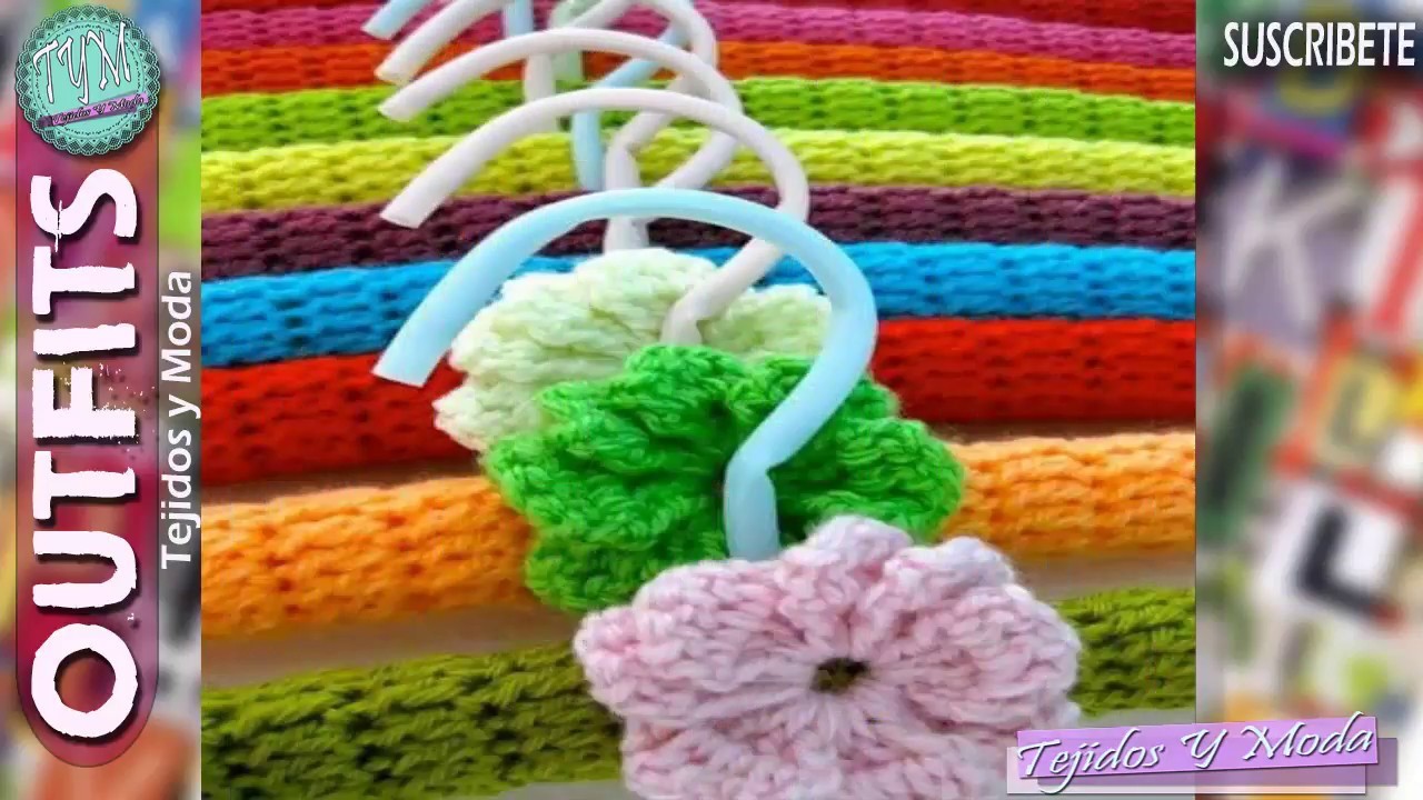 Funda para colgador Tejida a Crochet