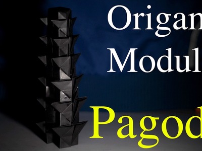 Origami Modular - Torre Pagoda