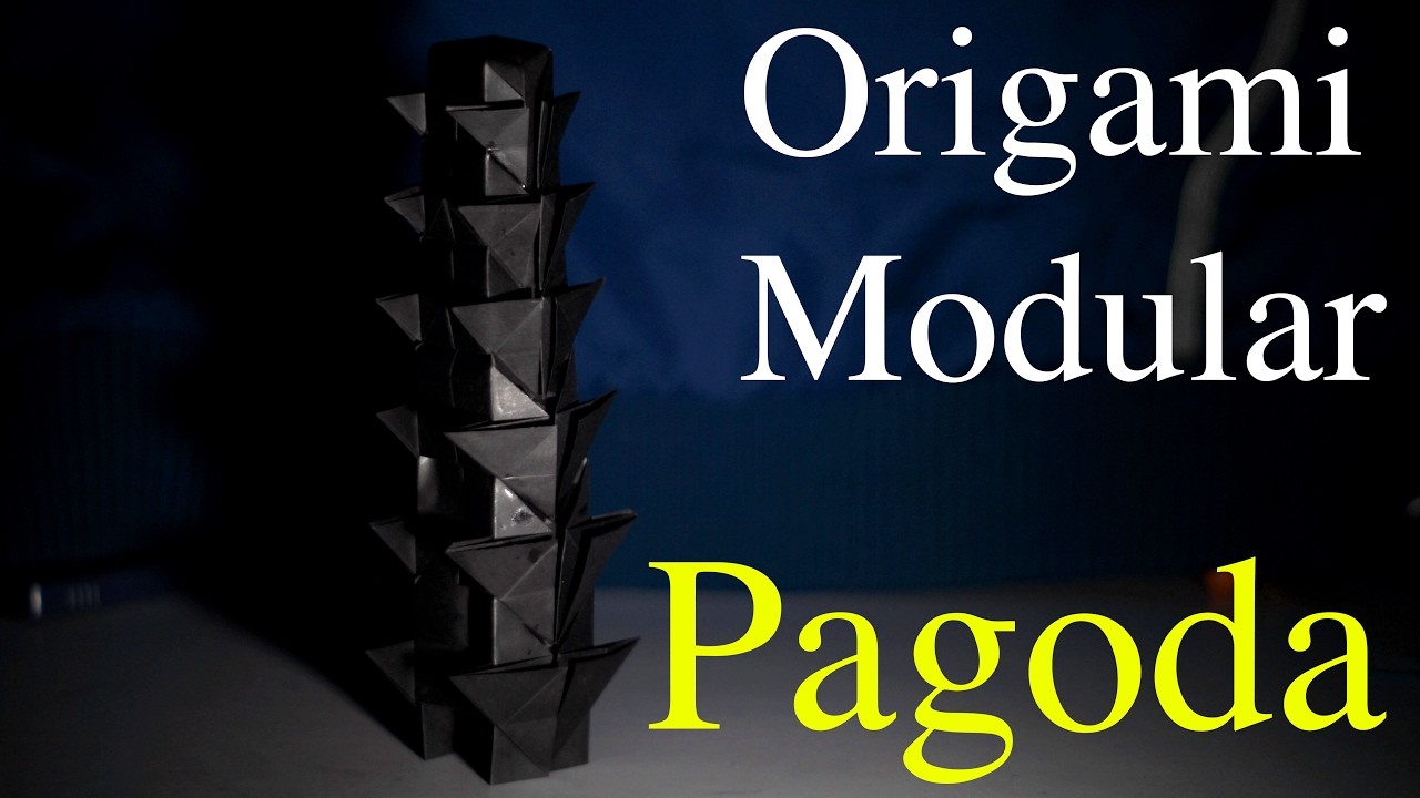 Origami Modular - Torre Pagoda