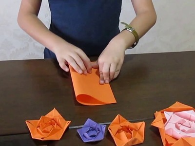 Rosas de origami