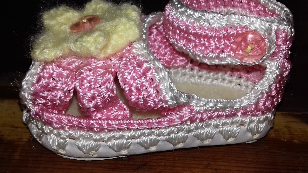 Sandalia para Niña a crochet