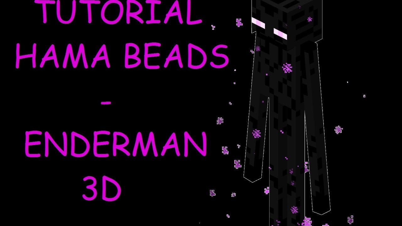 TimeLapse Hama Beads   Enderman 3D