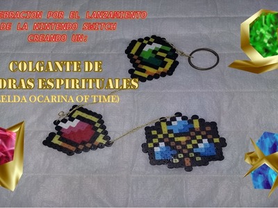 Trabajando con Hama Beads: ???? Piedras Espirituales (Zelda Ocarina Of Time) ????