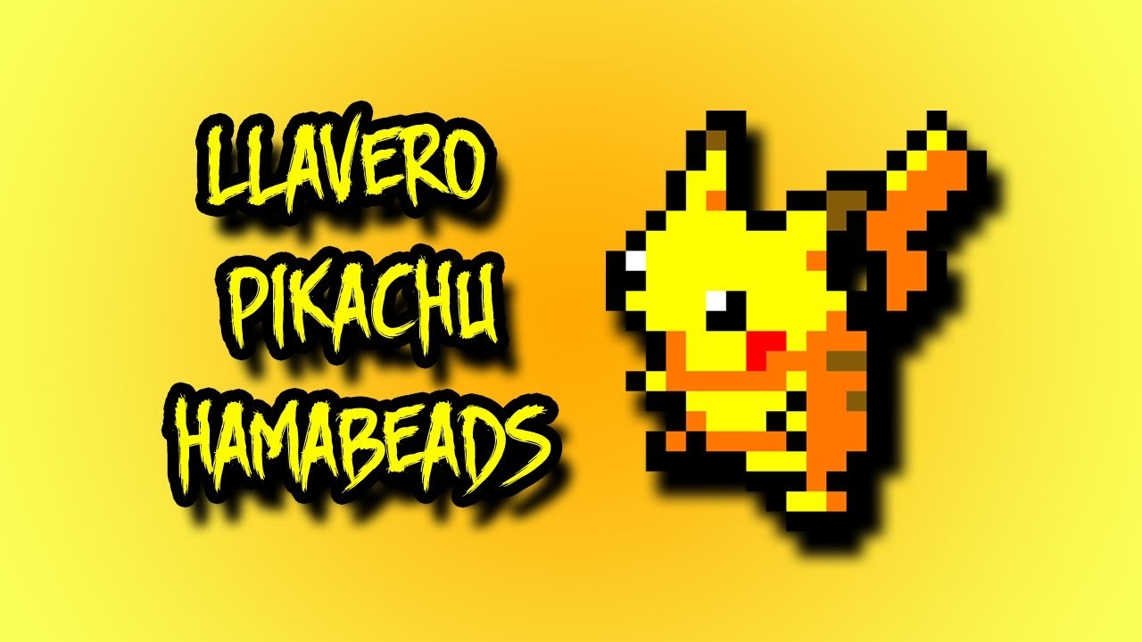 Tutorial Como hacer a pikachu hama beads