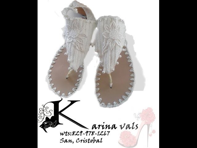 ZAPATOS TEJIDOS A MANOS NUEVO MODELO PARTE 1