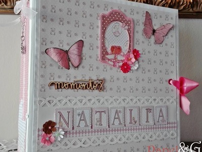 Álbum  Bebé niña - baby girl álbum Scrapbook