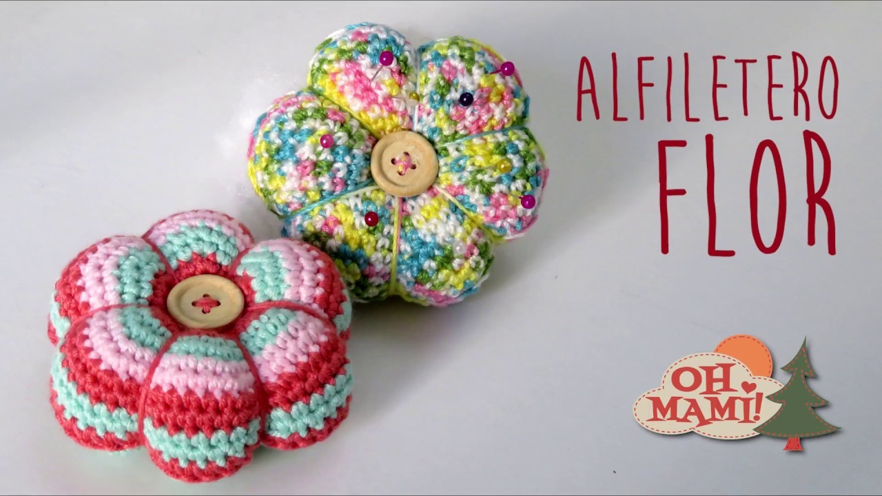 ALFILETERO FLOR A CROCHET