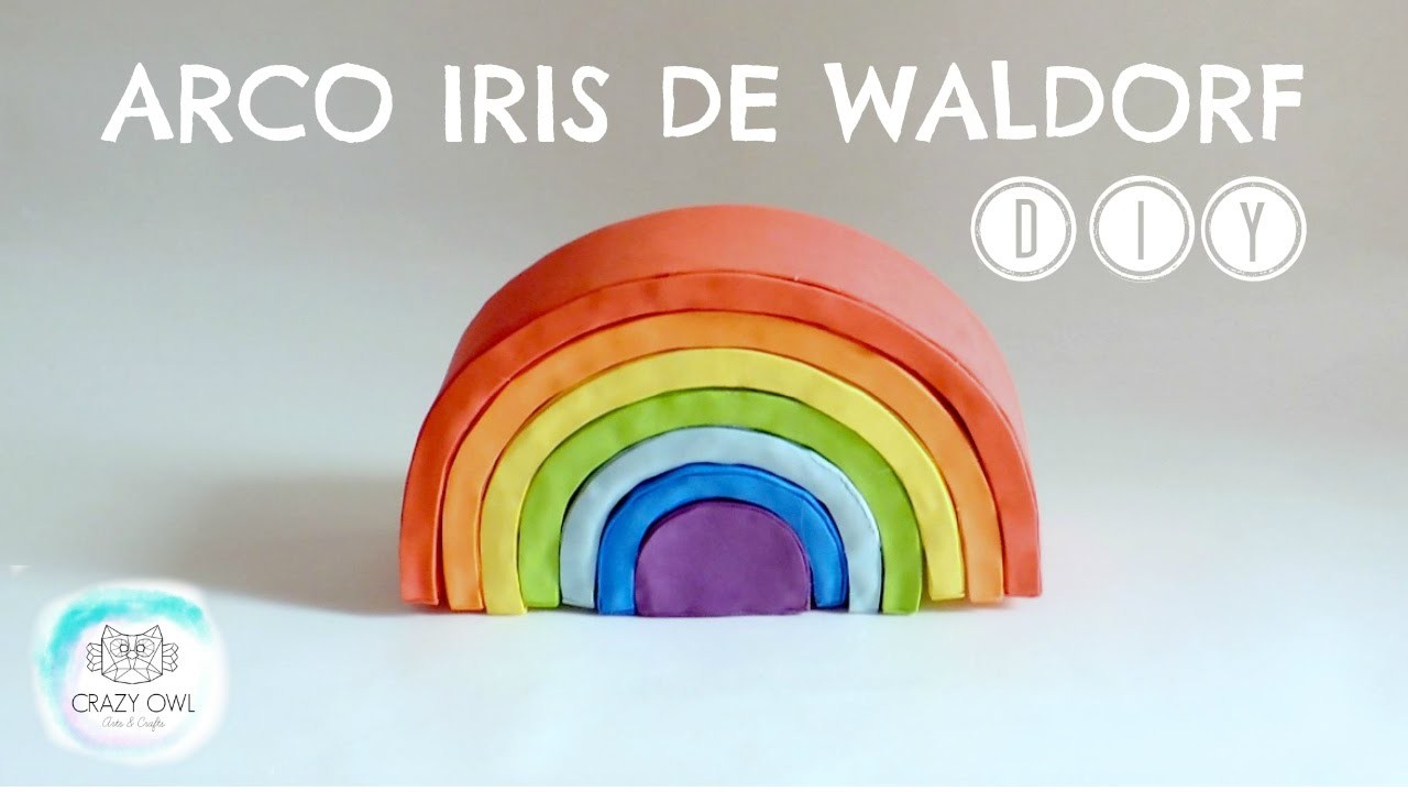 ARCO IRIS DE WALDORF DIY - Fácil y barato!!