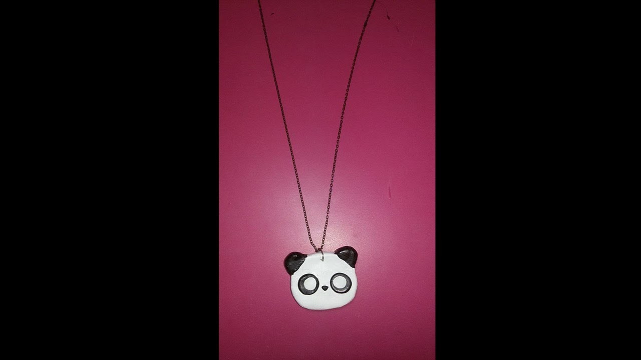 Collar de panda DIY